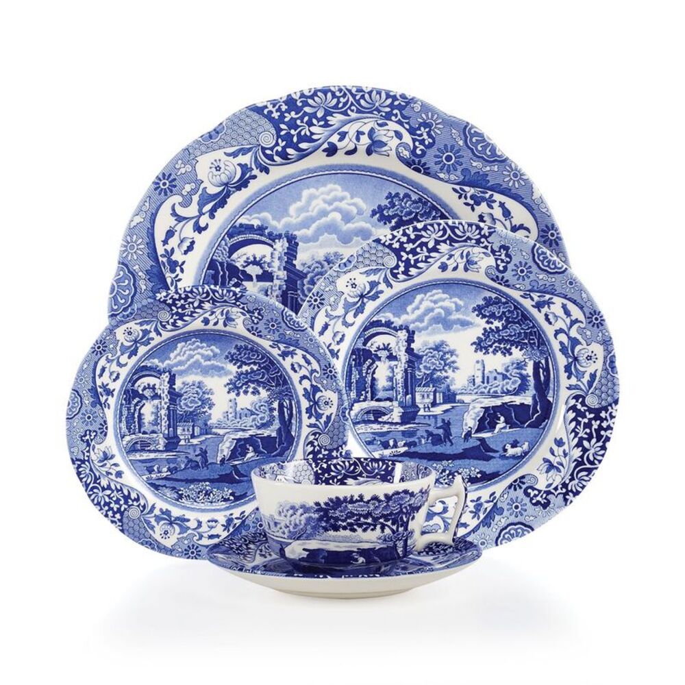 Spode Blue Italian 5-Piece Place Setting - NIB